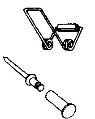 ME500C Medart Locker "Fast-Rivet" 3/8" Replacement Latch